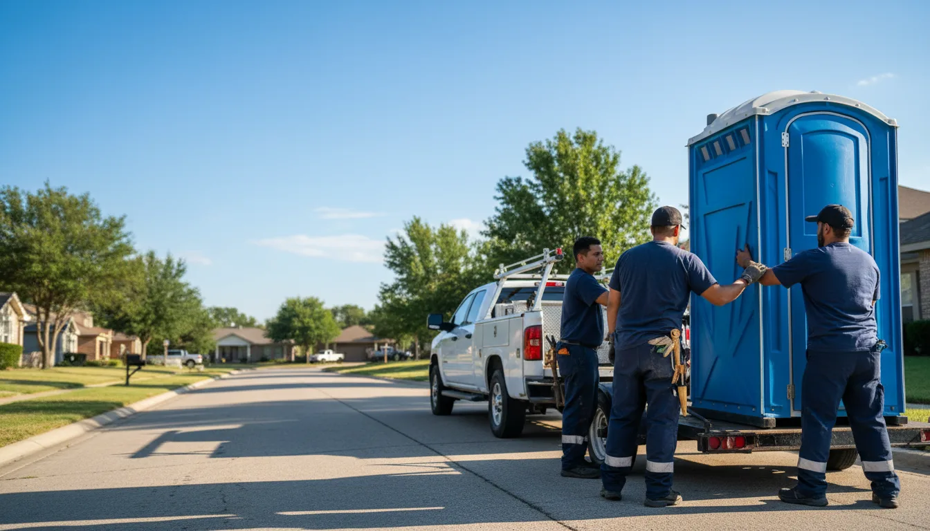 Portable Toilet Rental in Caddo, TX near me